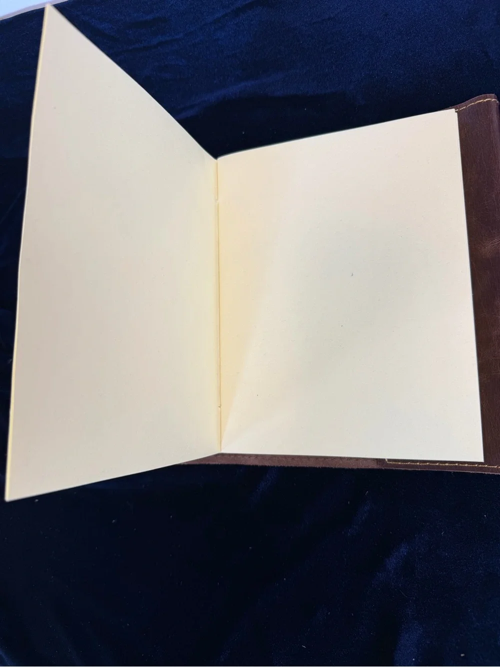 RUSTIC TOWN Brown Leather Diary/Journal w/Leather Tie Wrap Refillable UNUSED